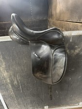 Ideal Jessica Dressage Saddle BLACK 17.5 MW