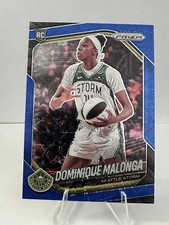 Panini 2025 Prizm WNBA Dominique Malonga RC Blue Velocity #116 Seattle Storm