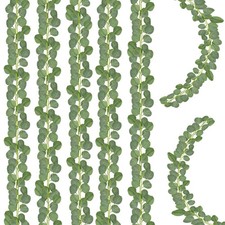 Artificial Eucalyptus Leaves Greenery Garland Wreath Vines for Wedding Party