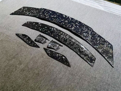 Forge Carbon Fiber Rear Wing Body Kit Set For Mercedes Benz AMG GT Styles - Foto 6 di 10