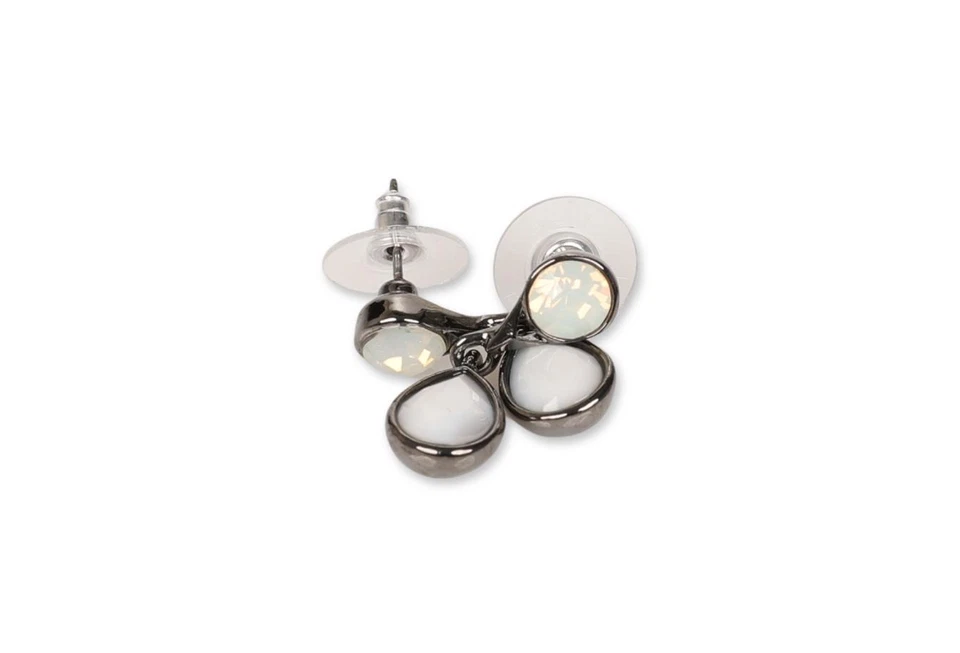 Pendientes colgantes Givenchy 302126 hematita/cristal/blanco talla única Foto 2 de 2