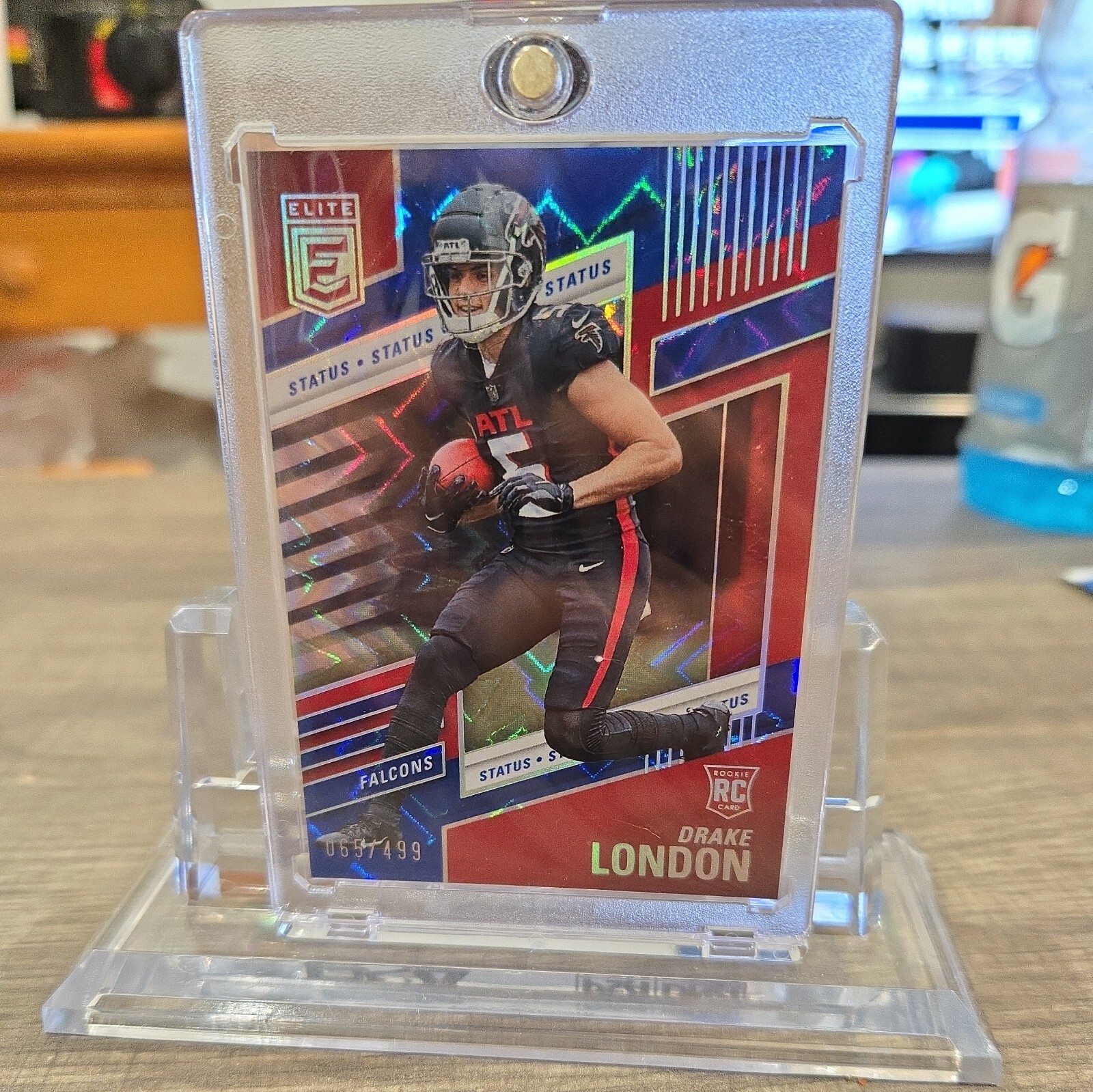 2022 Panini Donruss Elite - Rookies Red #120 Drake London /399 (RC)