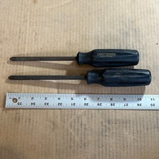 CRAFTSMAN INDUSTRIAL 41888 USA WF L PHILLIPS SCREWDRIVER 10" Long Set of 2
