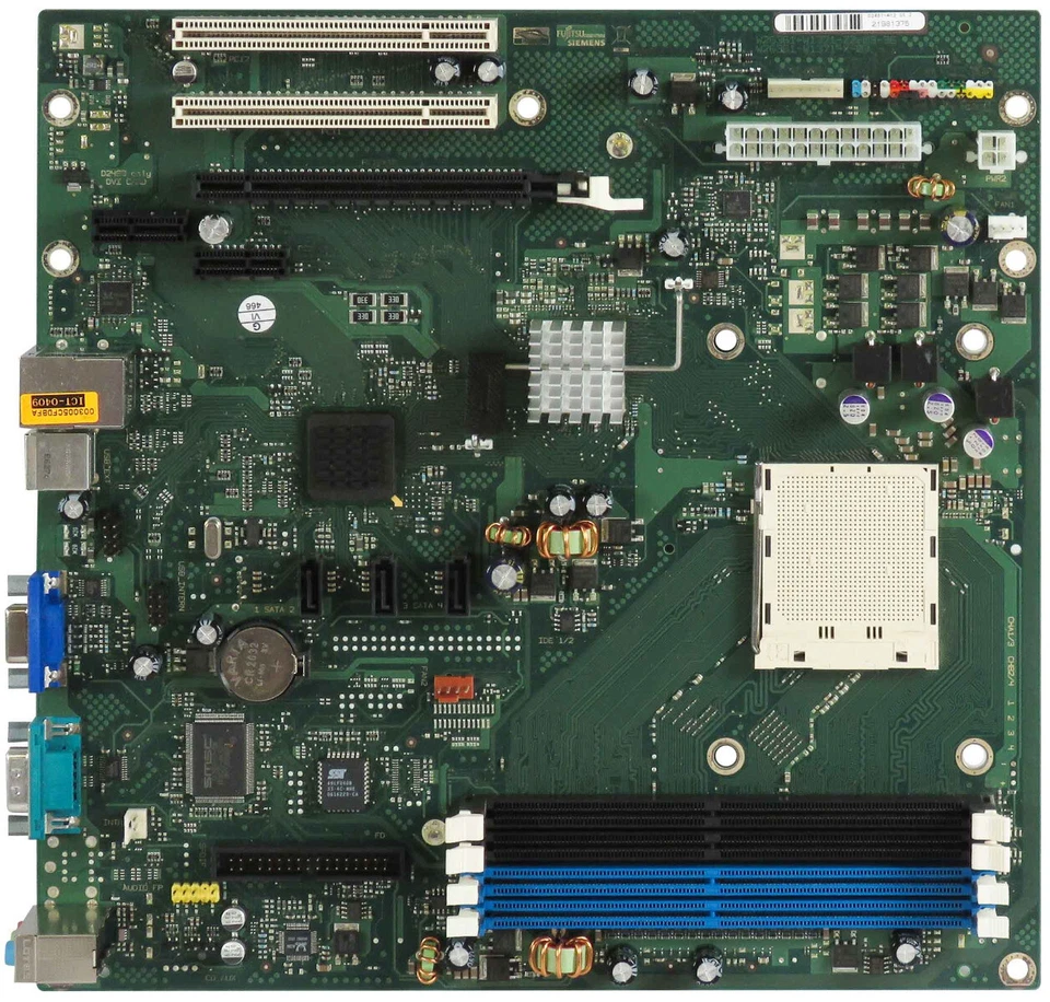 Motherboard Btx Fujitsu D2461-A12 GS3 Socket AM2 DDR2 Pcie PCI SATA - Image 2 of 2