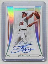 2023 Panini Flawless Jim Palmer Distinguished Autos #06/25 Orioles