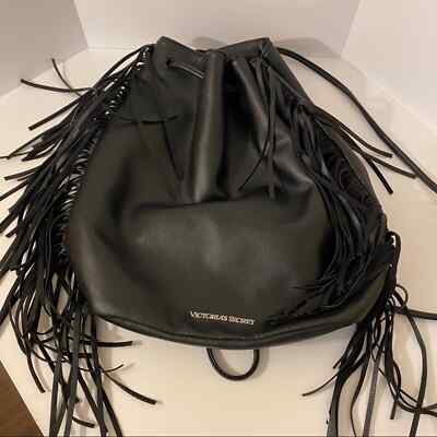 VICTORIAS SECRET fringe vegan leather backpack | eBay display picture 2