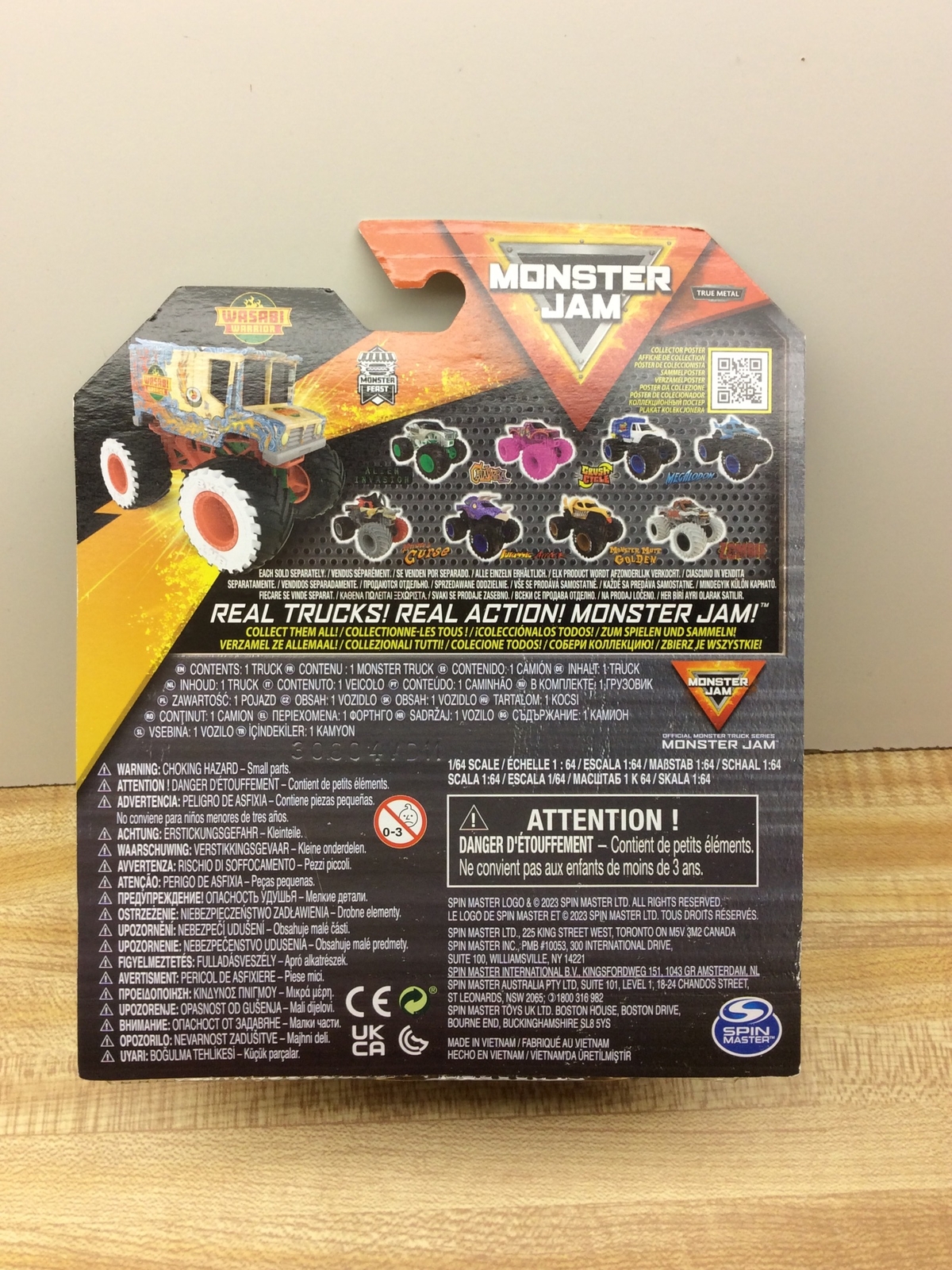 2023 SPIN MASTER MONSTER JAM WASABI FOOD TRUCK SERIES 31 CHASE Brand