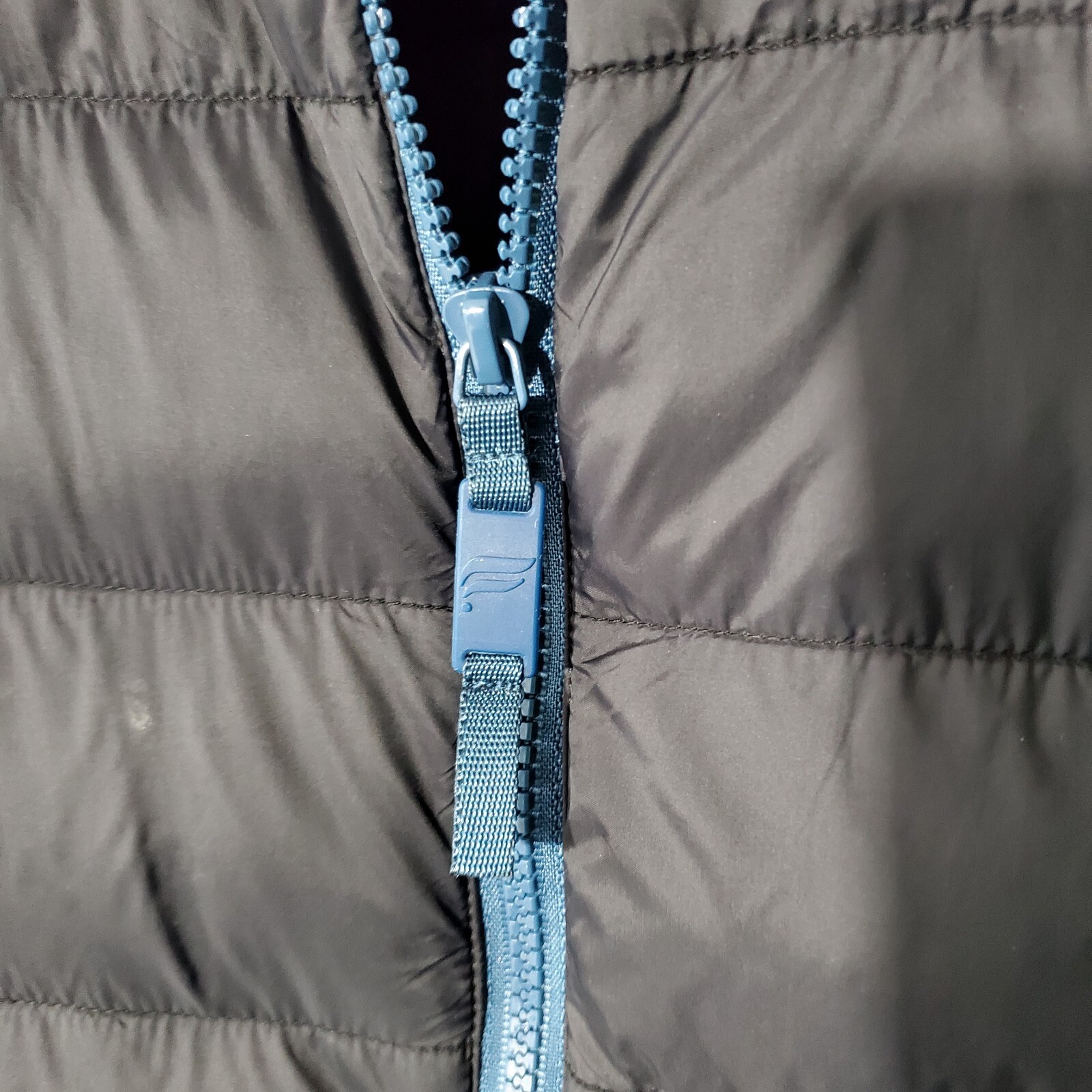 Fabletics Jacket Men Large Black Packable Puffer … - image 10