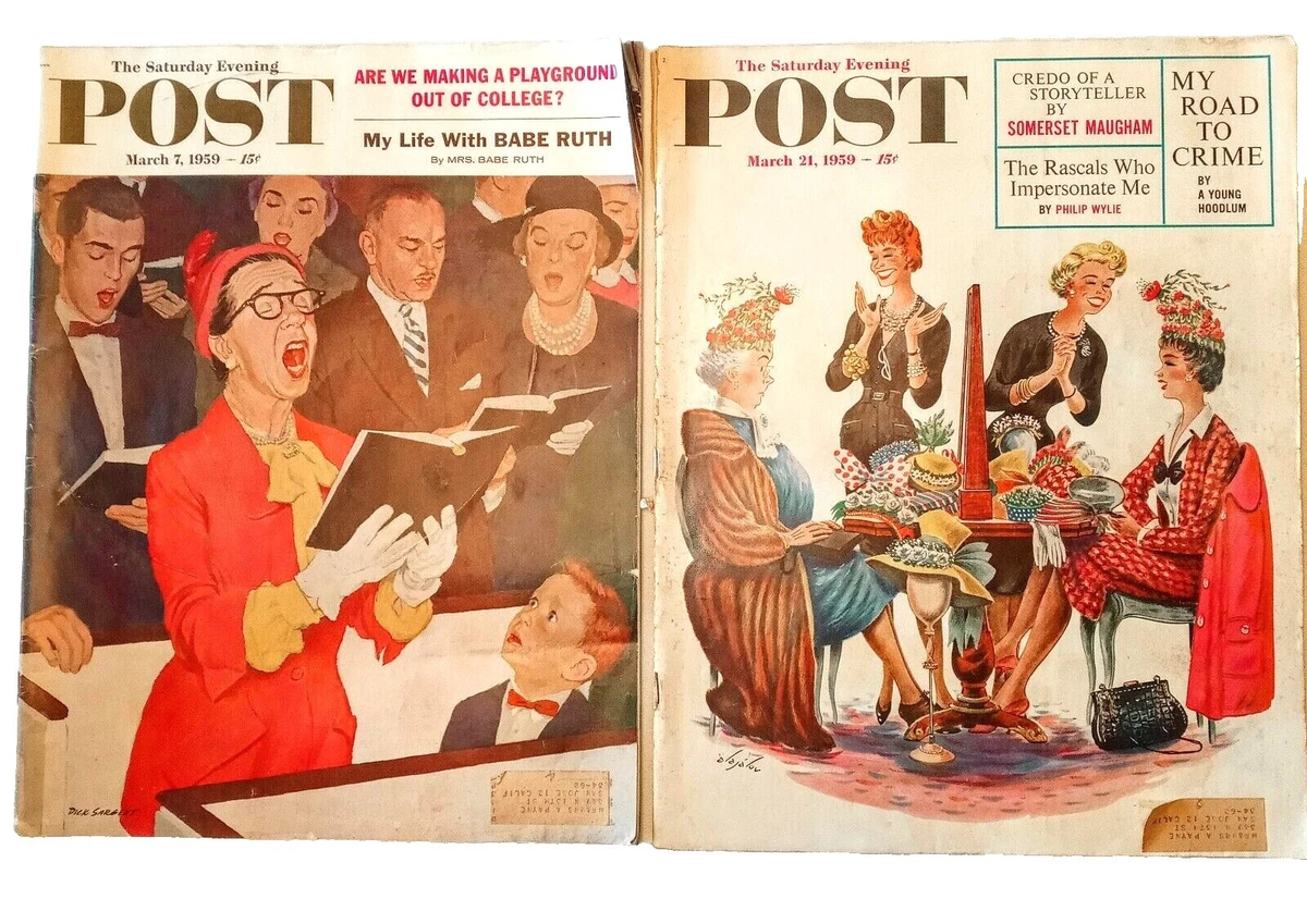 Saturday Evening Post Magazines for sale | eBay
