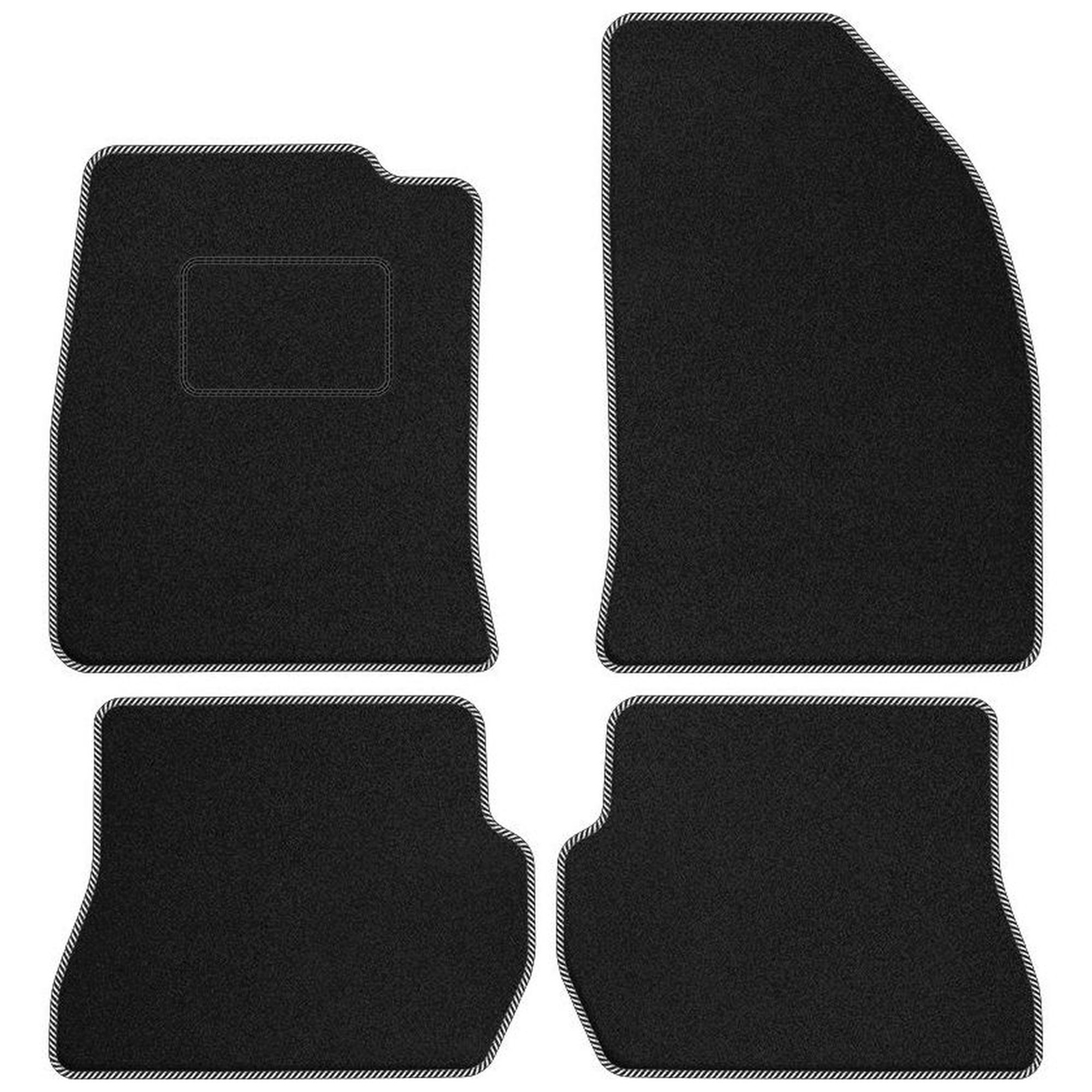 Tapis de sol en velours Ford Fiesta V pour trajets quotidiens STREAK