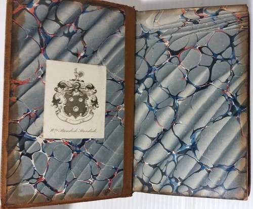 MEMOIRS OF HORATIO, LORD WALPOLE VOL. 2 William Coxe 1820 LEATHER Marbled - Foto 3 di 6