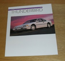 Ford Thunderbird Brochure 1993 - LX & Super Coupe USA