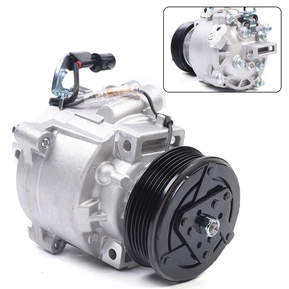 AC A/C Compressor w/ Clutch Fits 2007-2009 Mitsubishi Outlander 3.0L 7813A321 Foto 2 de 4