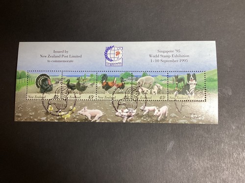 NEUSEELAND GEBRAUCHTER CTO KLEINBOGEN - 1995 SINGAPUR BRIEFMARKENAUSSTELLUNG S G MS 1914