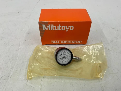 Mitutoyo - 1913A-10 0.5 mm Range 0.002 mm Grad 0-100-0 Lug Back Dial Indicator