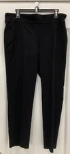 Counterparts Women's Pants Size 14P Black Straight Leg Rayon 139