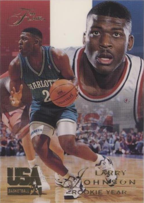 1994 Flair USA Basketball - Larry Johnson #37 - 1 of 2