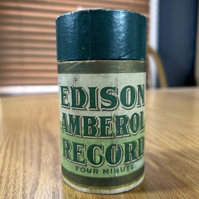 Edison Cylinder Record The Girl I'll Call My Sweetheart Van Brunt 1053 Untested