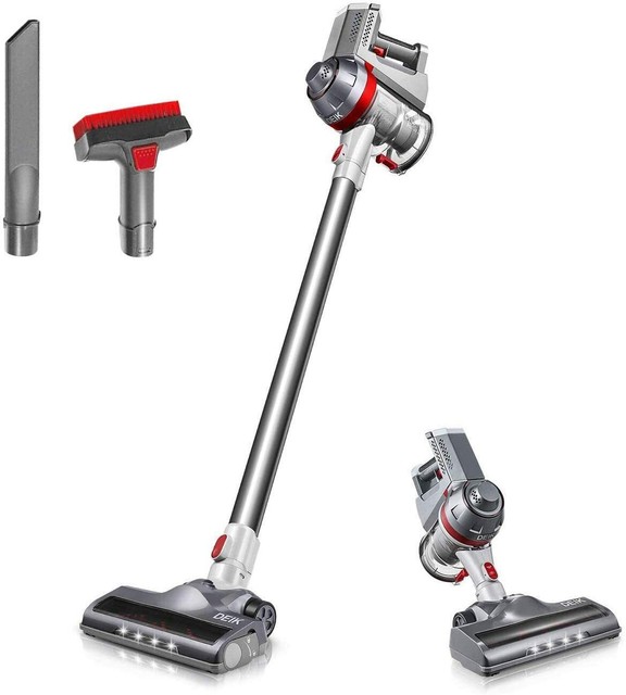 Deik ZB1516 Lightweight Rechargeable Cordless 2 in 1 Stick VAC Vacuum