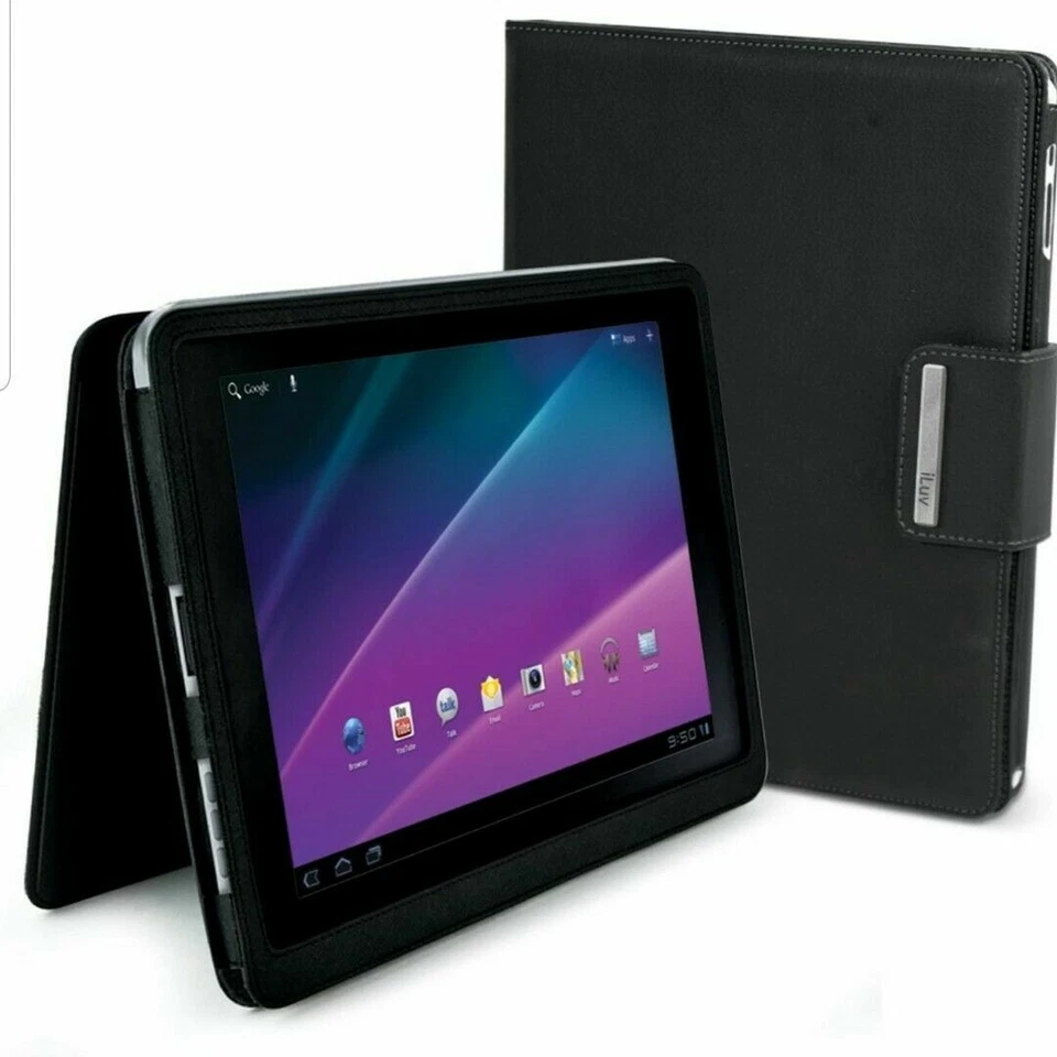 iLuv Funda Protectora Folio Chaqueta Soporte para Samsung Galaxy Tab 8.9 Tablet Foto 3 de 3