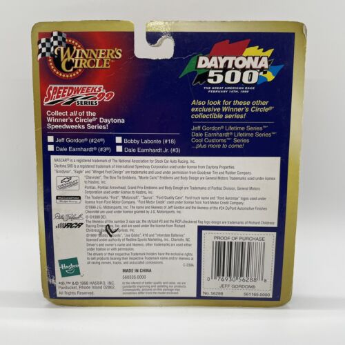 VTG NASCAR Daytona 500 Winners Circle Jeff Gordon Diecast Collectible Toy Car - Picture 3 of 3