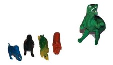 NEW Lot Of 5 Small Dinosaur Toys Stegosaurus Triceratops T Rex Etc