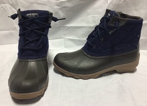 sperry womens syren gulf wool quilt rain boots