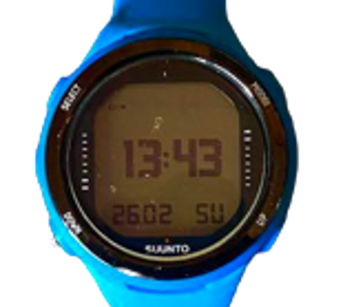Suunto D4i Novo Men's Wristwatch Blue Round Quartz Digital Very
