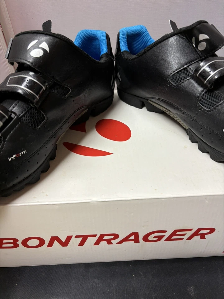 Zapatos Bontrager Evoke para mujer EE. UU. 11 UE 44 Spin/MTB negros/azules Foto 4 de 4