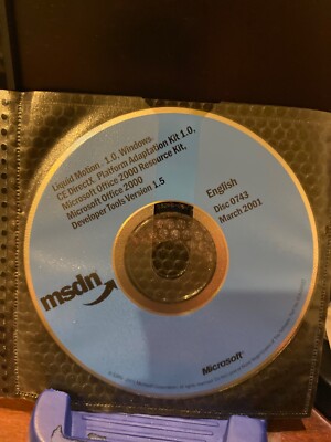 RARE AUTHENTIC & BRAND NEW Microsoft Office 2000 DirectX Dev Tools, more CD