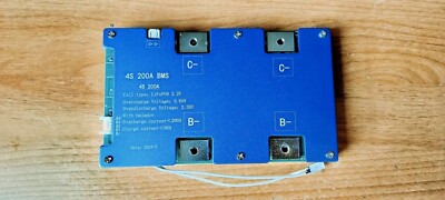 BMS Battery Protection Board 4S 200A for LiFePo4 Common Port w/Balanced UNTESTED