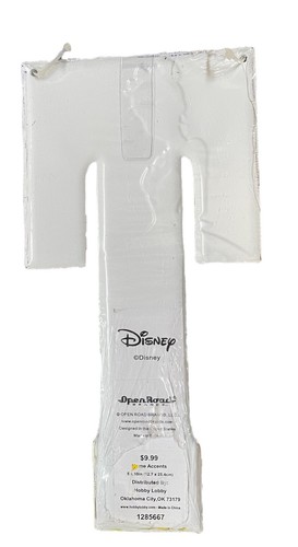 Princess and the Frog Disney Metal "T" Sign 10"x 5" Open Road Brands Wall Décor - Picture 2 of 2
