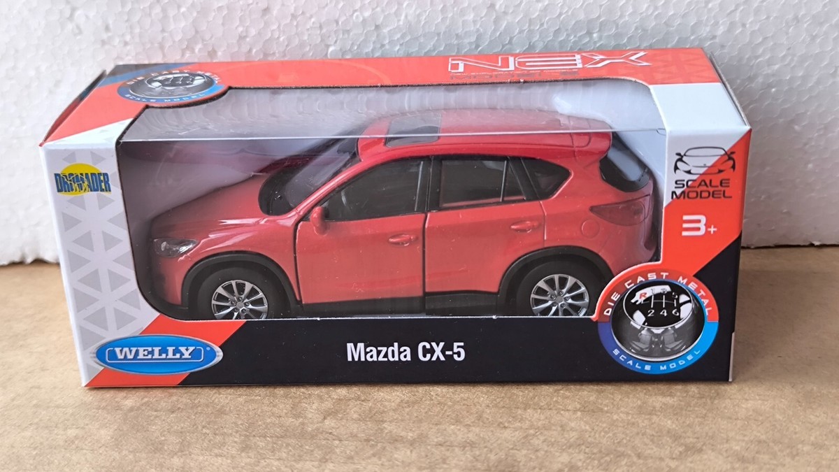 WELLY NEX DROMADER MAZDA CX-5 RED 1/34 1:34 MODEL DIECAST METAL | eBay