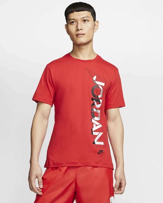 Nike Air Jordan Legacy AJ5 T-Shirt Red Black Silver CU1683-657 Men's NWT |  eBay