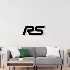 Badge for Ford Rs Steel Wall Decor Decoration Art RS FOCUS FIESTA TURBO WRC 2.5