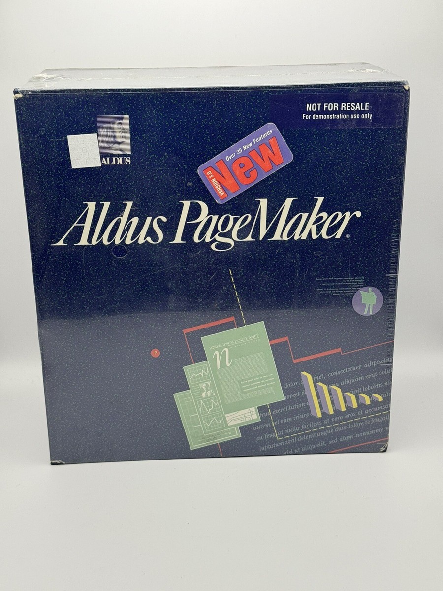 Lot 8 Disquettes 3,5'' Aldus PageMaker 4.0 Pour Windows 3 - Vintage