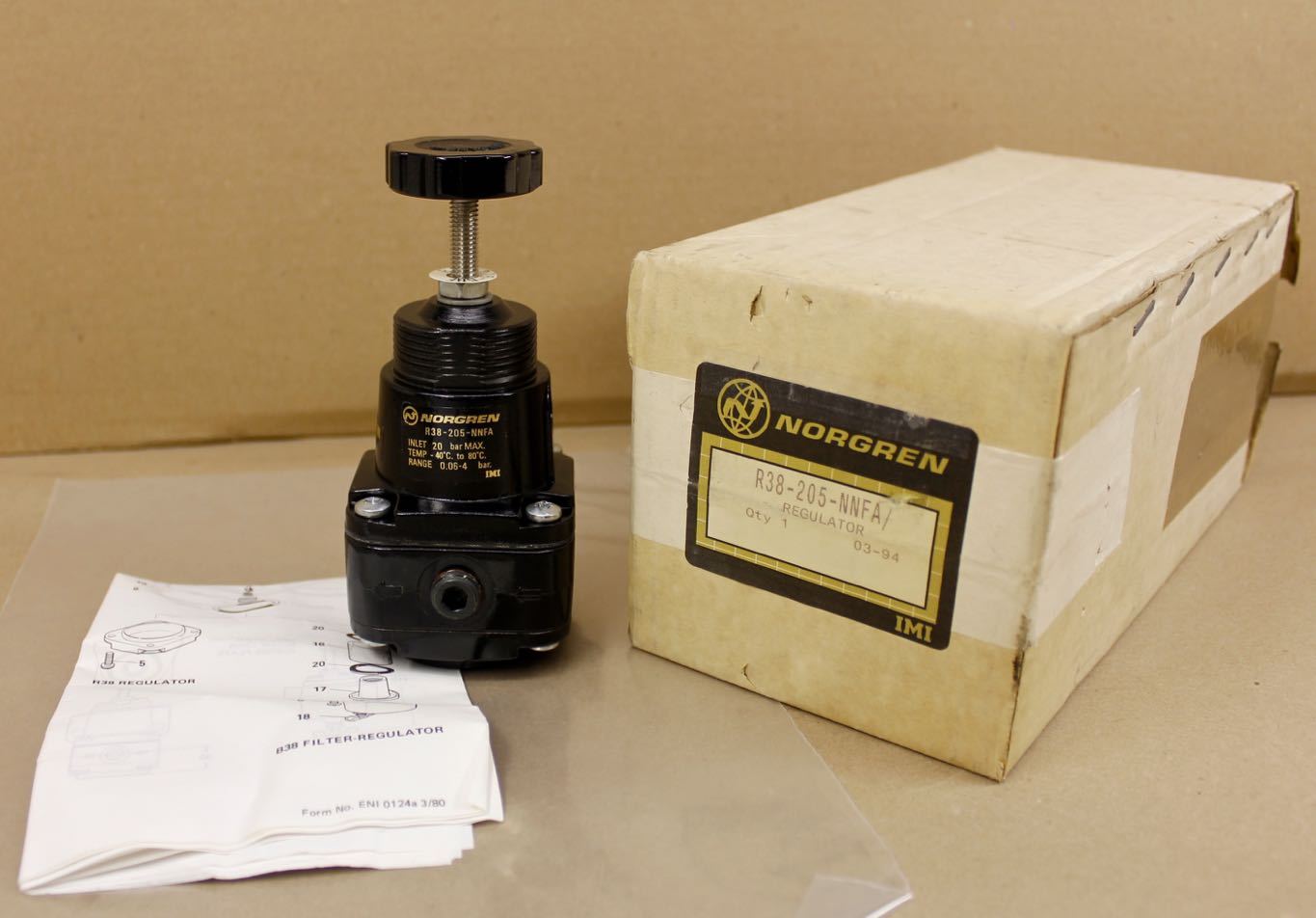 Compressor Regulator R38 Norgren R38-205-NNFA Regulator R38205NNFA ~ NOS New Surplus In Box | eBay