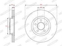 Ferodo Bremsscheiben FüR Ford Tourneo Connect/Grand Connect V408 Kombi Transit