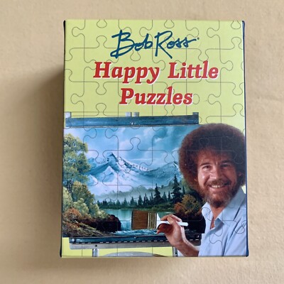 Bob Ross Happy Little Puzzles by Running Press 2019 New Sealed