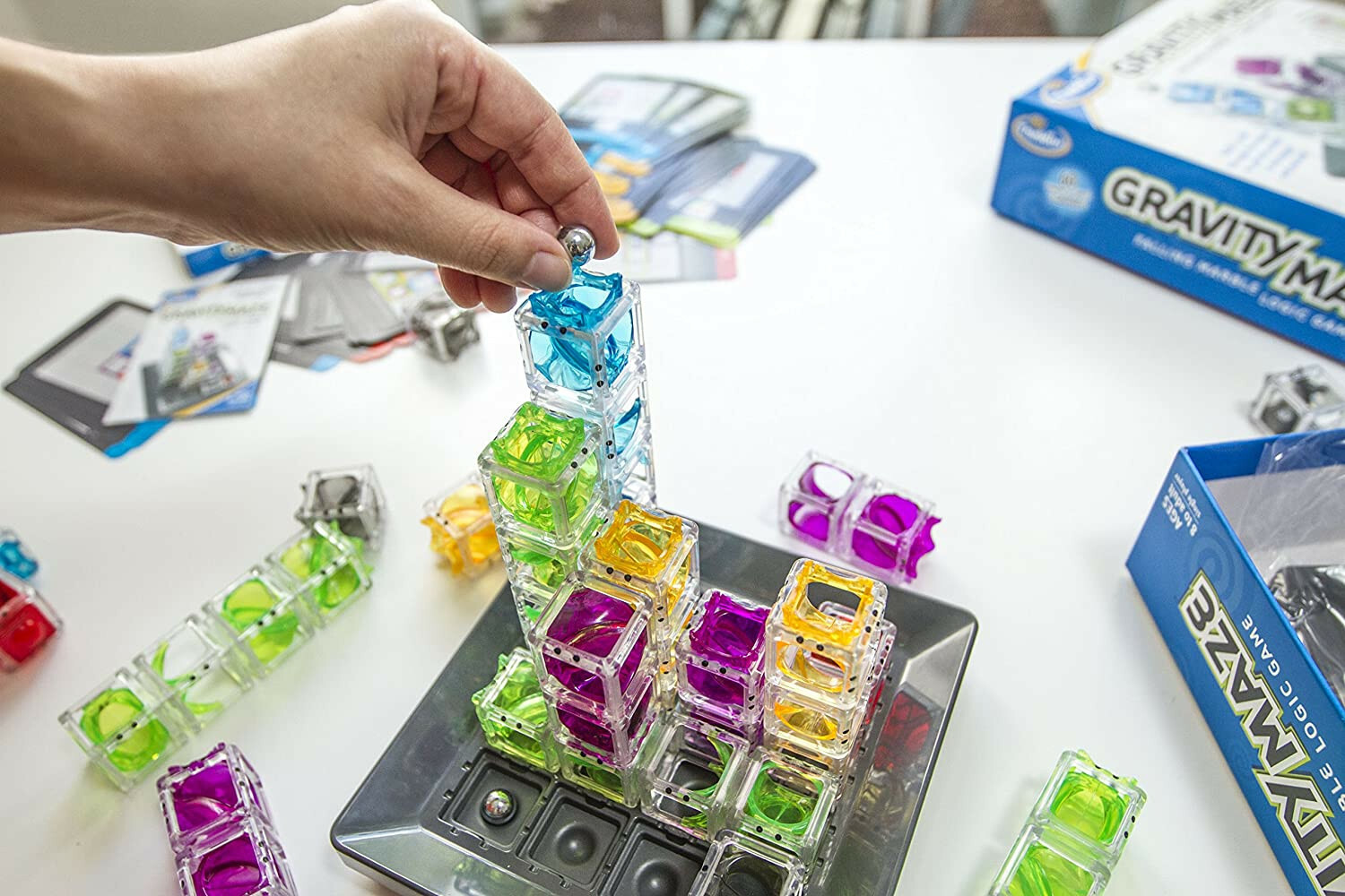 ThinkFun Gravity Maze Marble Run Brain Game and STEM Toy for Boys and Girls Age - Picture 10 of 10