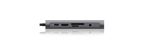 ICY BOX IB-DK4040-CPD Wired USB 3.2 Gen 1 (3.1 Gen 1) Type-C Anthracite, Black - Picture 4 of 5