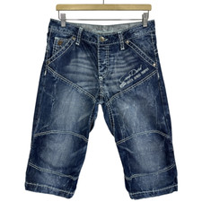 Camp David Skater Clayton Denim Shorts Men's W30 L18 Blue Bermuda Grunge Vintage