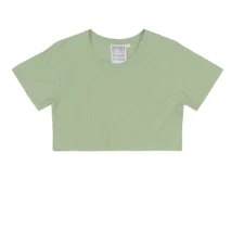 Jungmaven Super Cropped Lorel T Shirt Pistachio Hemp Organic Cotton X-Small NWT