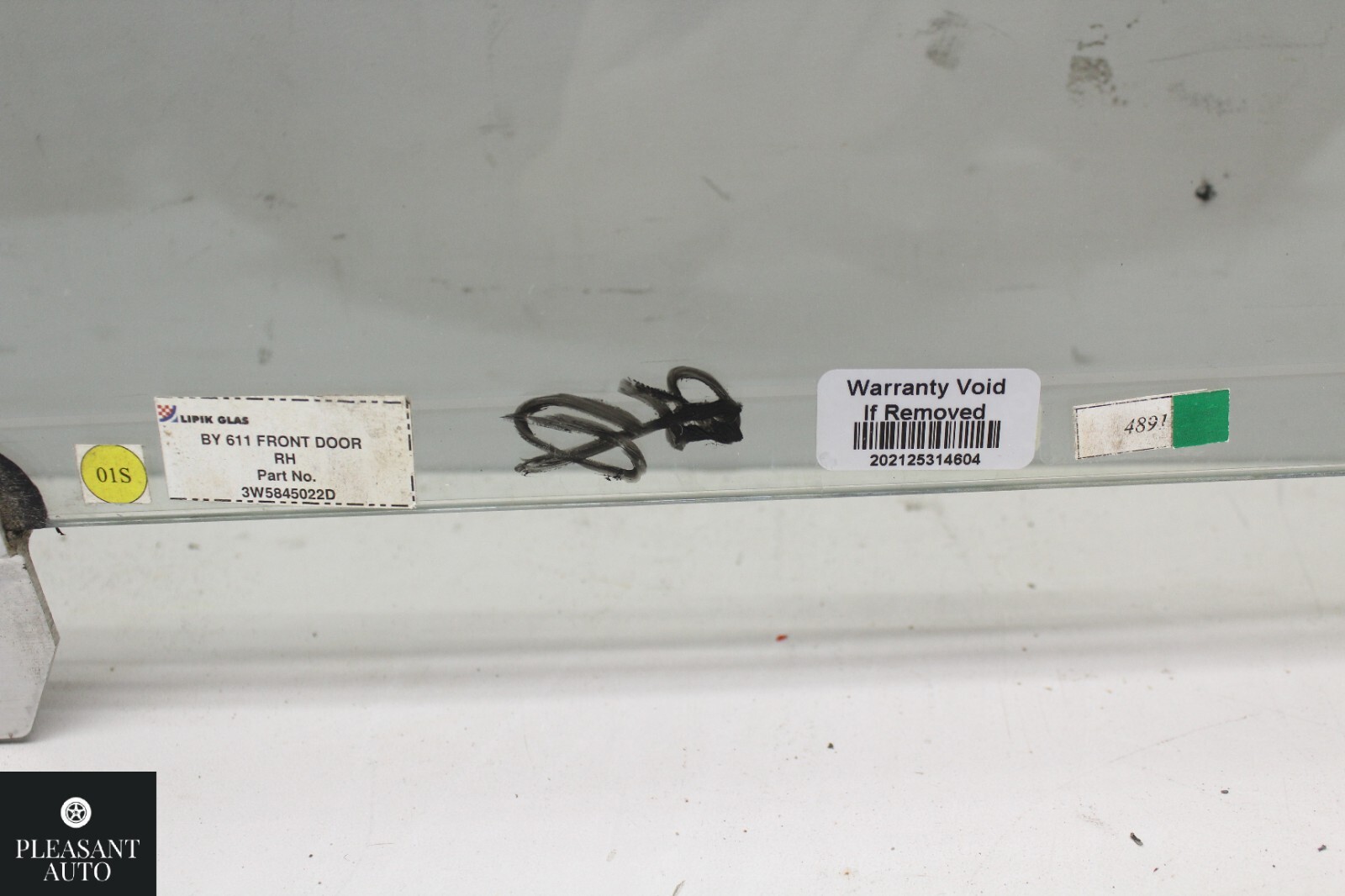 BENTLEY CONTINENTAL FRONT RIGHT PASSENGER SIDE DOOR WINDOW GLASS OEM 2006-2012