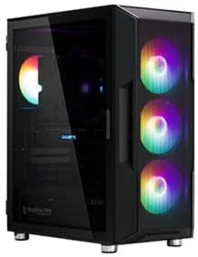 Elegant Gaming PC Case - i3 NEO Mid Tower with RGB Fans & Easy Access Design - Picture 11 of 11