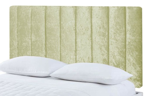 BED HEADBOARD PORTLAND CRUSHED VELVET | SINGLE | DOUBLE | KINGSIZE | - Picture 4 of 14