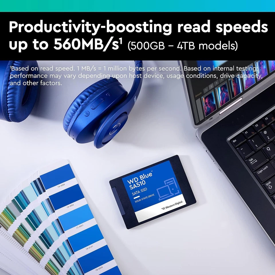 WD Blue SA510 SATA Internal Solid State Drive SSD - Image 3 of 4