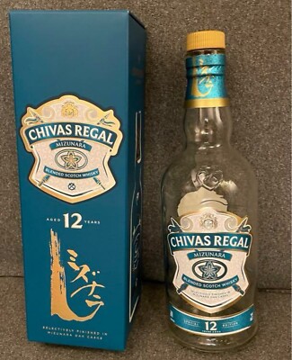 Empty Bottle Chivas Regal 1 Mizunara 12 Whiskey Scotch Hashimoto