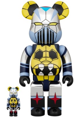 BE@RBRICK - BE@RBRICK ΛCRONYM (R) CHROME 100％ &amp; 400％ BE@RBRICK PiL CHROME Ver. 100％ & 400％ – TOYQUBE.COM