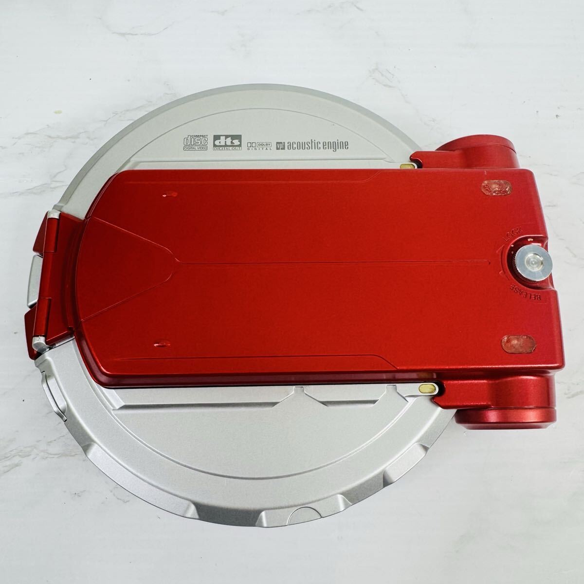 SONY DVD Walkman D-VM1 RM-DW35L Red Portable CD/DVD Player